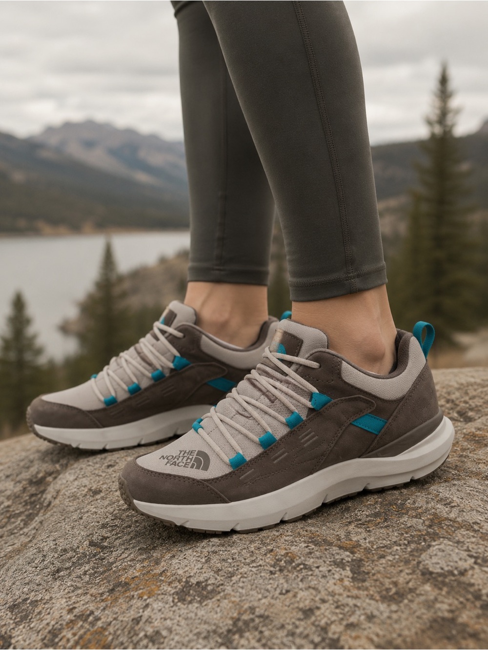 NWOT The North Face Women’s Canteen Brown/Simply Taupe Mountain Sneakers II Sz 7